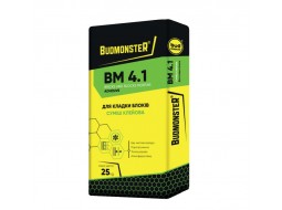 BudmonsteR BM 4.1 кладочна суміш для блоків (25 кг)