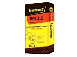BudmonsteR BM 3.2 Клей для плитки і теплої підлоги (25 кг)