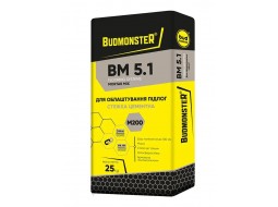 BudmonsteR ВМ 5.1 м-200 Стяжка для підлоги цементна 10-100 мм (25 кг)