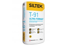Siltek т-91 ULTRA FORMAT Клей для широкоформатної плитки високоеластичний (25 кг)