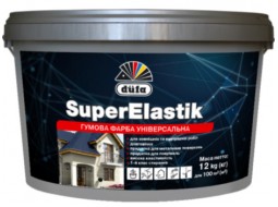 Dufa SuperElastik Краска резиновая универсальная RAL 9004 черный (12 кг/9 л)