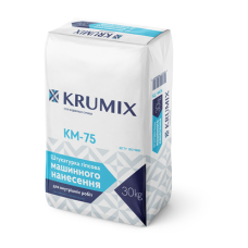 KRUMIX KM-75 Штукатурка гипсовая машинная (30 кг)