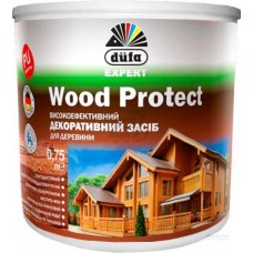 Dufa Wood Protect Лакобейц захисно-декоративний для дерева каштан (0,75 л)