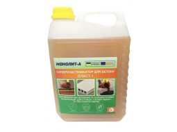 Моноліт-а ПЛАСТ-1 пластифікатор для бетону універсальний (10 л)