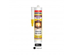 Soudal Герметик натрієвий для печей чорний (280 мл)