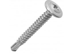 Саморіз з прес шайбою 4, 2x41 мм по металу з буром (100 шт)