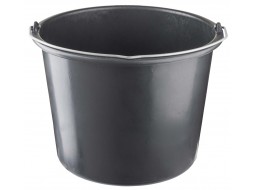 Відро пластмасове будівельне чорне (12 л)