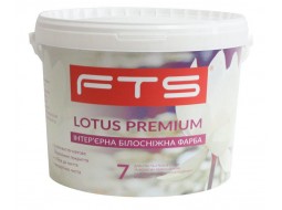 FTS Lotus Premium Краска интерьерная для стен и потолков акриловая моющая белоснежная (14 кг/10 л)