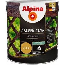 Alpina Lasur-Gel лазур-гель для деревини шовковисто-матова сосна (2,5 л)