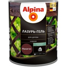 Alpina Lasur-Gel лазур-гель для деревини шовковисто-матова махагон (0,75 л)