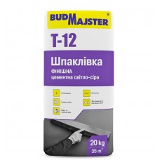 Будмайстер ТИНК-12 Шпаклевка цементная финиш (слой 0,5-3 мм) серая (20 кг)