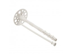 BudMonster Прайм кріплення для утеплювача з пластиковим цвяхом біле 10x90 мм (100 шт)