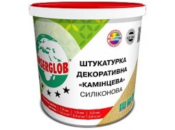 Anserglob Штукатурка декоративна Камінцева силіконова зерно 1,5 мм біла (25 кг)