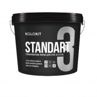Kolorit Standart 3 Фарба інтер'єрна латексна абсолютно матова база а (1,26 кг/0,9 л)
