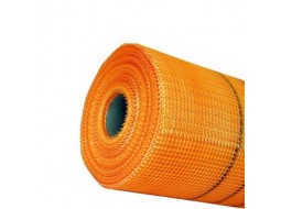 Fiberglass Сетка штукатурная стекловолоконная 5x5 мм (1x50 м) 145 г/м2 оранжевая (рул)
