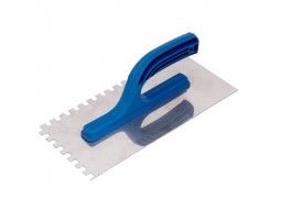 Гладилка нержавіюча 130x270 мм зубчаста 6x6 мм