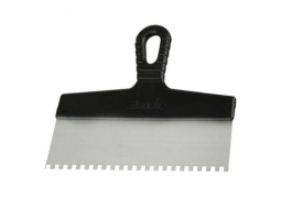 Шпатель 200 мм зубчастий з пластмасовою ручкою 6x6 мм