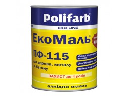 Polifarb Екомаль Емаль ПФ-115 сіра (2,7 кг)