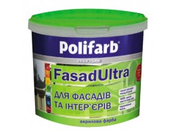 Polifarb FasadUltra Фарба фасадна акрилова (14 кг/10 л)