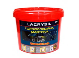 Lacrysil Мастика гідроізоляційна акрилова біла (3 кг)