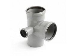 Каналізація внутрішня Хрестовина 110x110x50 мм права 90°