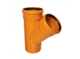Канализация наружная Тройник 160x160 мм (45°)